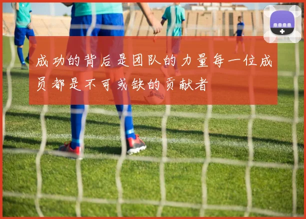 成功的背后是团队的力量每一位成员都是不可或缺的贡献者